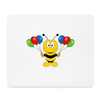 LUFTBALLONS - BIENE - TIER - KIND - BABY - Mousepad (Querformat) - Weiß - Vorne