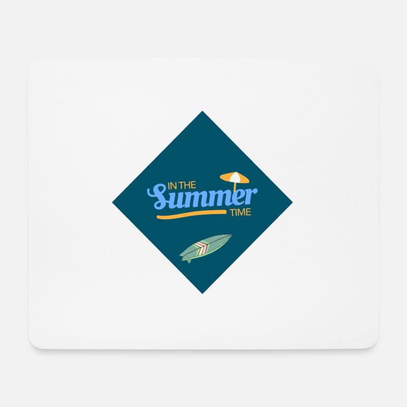 Finally summer! - Mouse Pad (horizontal) - white