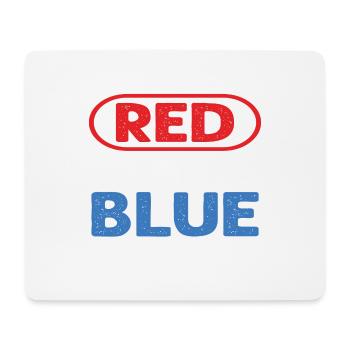 Red White Blue and Beer too - Mouse Pad (horizontal) - white - Front