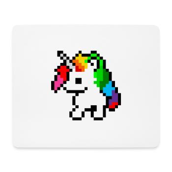 Unicorn Pixel Art - Mouse Pad (horizontal) - white - Front