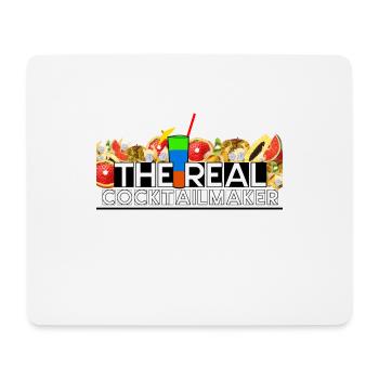 THE REAL COCKTAILMAKER - Mousepad (Querformat) - Weiß - Vorne