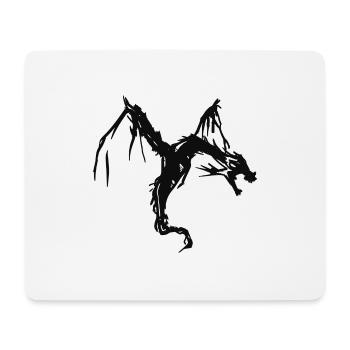 | dragon | monstre Créatures mythiques | Dinosaure - Tapis de souris (format paysage) - blanc - Devant