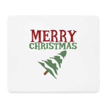 Merry christmas - Mousepad (Querformat) - Weiß - Vorne