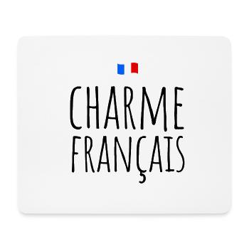 Charme français séduction France - Tapis de souris (format paysage) - blanc - Devant