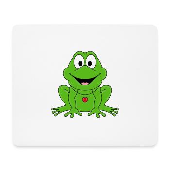 FROSCH - TIER - KINDER - BABY - LIEBE - Mousepad (Querformat) - Weiß - Vorne