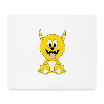 MONSTER - TIER - KINDER - BABY - Mousepad (Querformat) - Weiß - Vorne