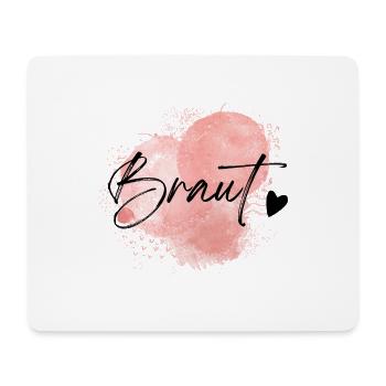 Braut Design - Abstrakt in rosa! - Mousepad (Querformat) - Weiß - Vorne