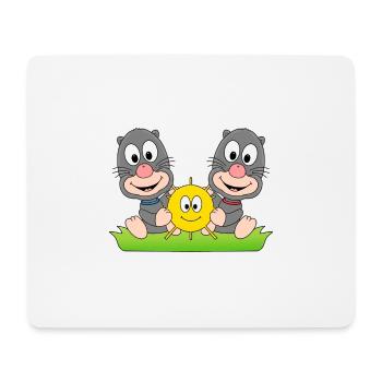 MAULWÜRFE - SOMMER - SONNE - SONNENSCHEIN - LIEBE - Mousepad (Querformat) - Weiß - Vorne