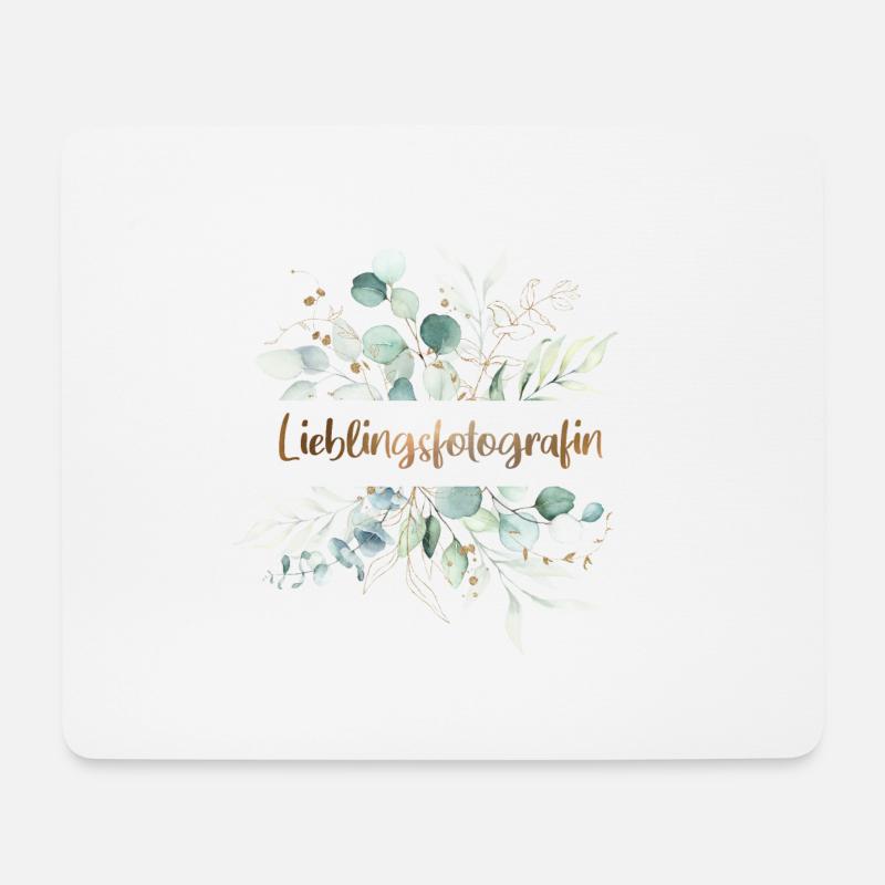 Lieblingsfotografin - Mousepad (Querformat) - Weiß