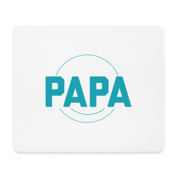 Papa der Mann Der Mythos Die Legende Vatertag - Mousepad (Querformat) - Weiß - Vorne