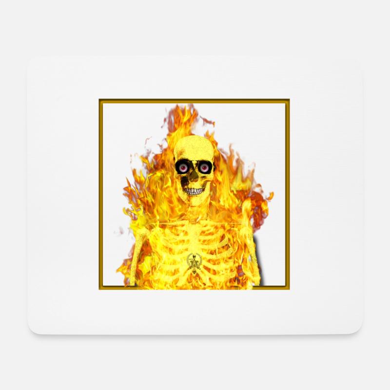 Govos Fire - Mouse Pad (horizontal) - white
