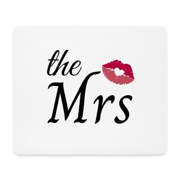 the Mrs - Tapis de souris (format paysage) - blanc - Devant