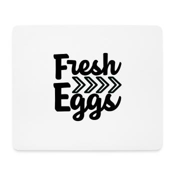 Fresh Eggs - Mouse Pad (horizontal) - white - Front