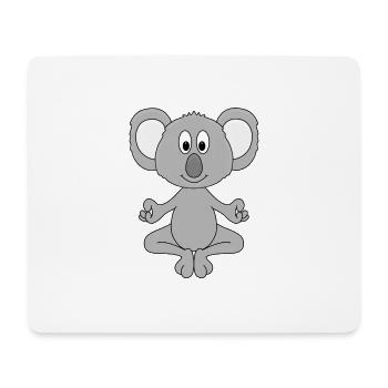 KOALA - YOGA - PILATES - TIER - TIERISCH - Mousepad (Querformat) - Weiß - Vorne