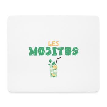 j adore les mojitos - Tapis de souris (format paysage) - blanc - Devant