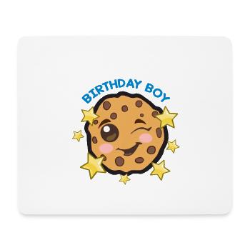 Birthday Boy Cookie - Mouse Pad (horizontal) - white - Front