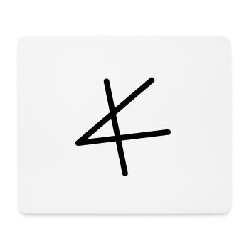 Alpha | Symbol | griechisches Alphabet - Mousepad (Querformat) - Weiß - Vorne