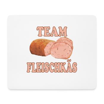 Team Fleischkäs - Mousepad (Querformat) - Weiß - Vorne