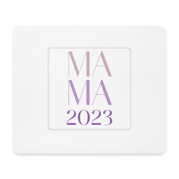 Mama 2023 - Mousepad (Querformat) - Weiß - Vorne