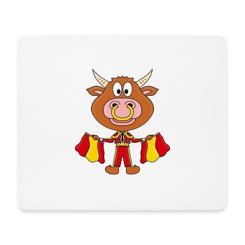 STIER - BULLE - KUH - TORERO - STIERKÄMPFER - Mousepad (Querformat) - Weiß - Vorne