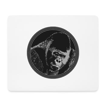 Gorilla - Mousepad (Querformat) - Weiß - Vorne