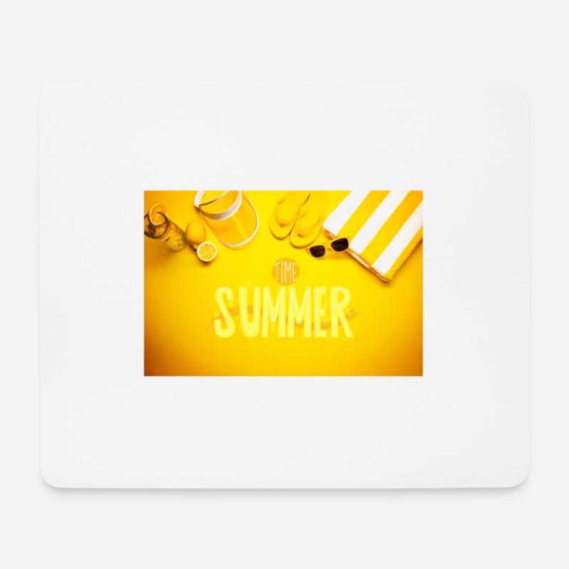summer time - Mouse Pad (horizontal) - white