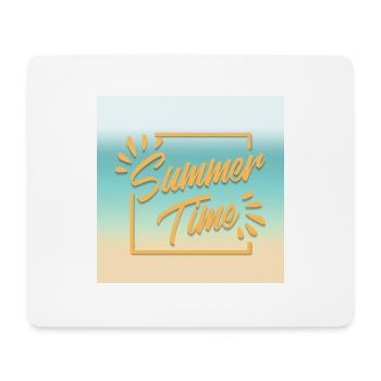 SUMMER TIME, le temps de l'été - Tapis de souris (format paysage) - blanc - Devant