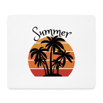 Summer - Tapis de souris (format paysage) - blanc - Devant