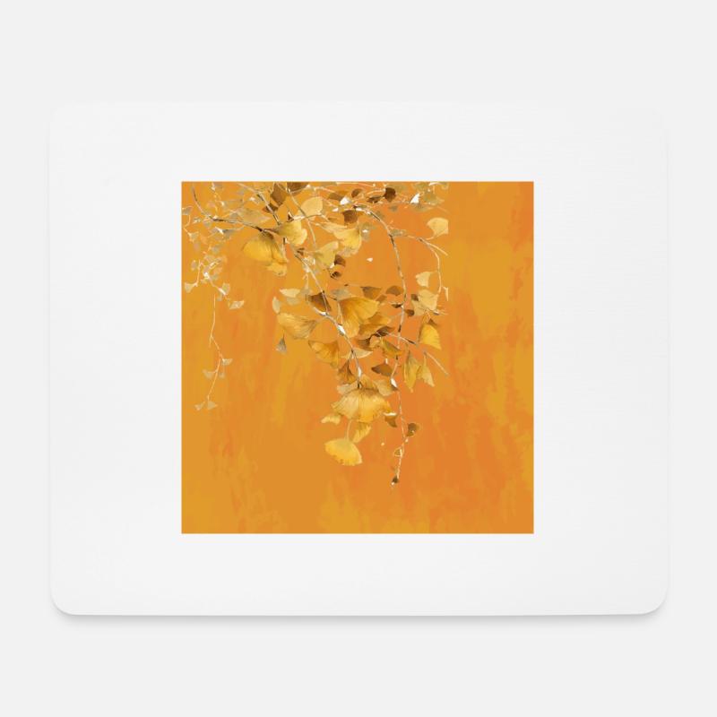 Gingko - Mouse Pad (horizontal) - white