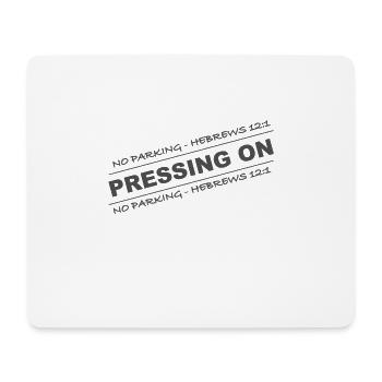 Le design chrétien insiste - Tapis de souris (format paysage) - blanc - Devant