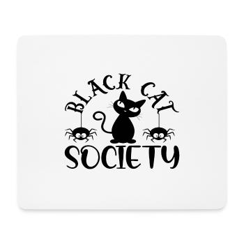 Société des chats noirs - Tapis de souris (format paysage) - blanc - Devant