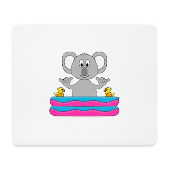 KOALA - POOL - PLANSCHBECKEN - SHAKA - SOMMER - Mousepad (Querformat) - Weiß - Vorne