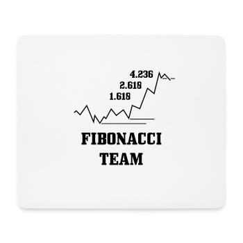 Fibonacci Team - Tapis de souris (format paysage) - blanc - Devant