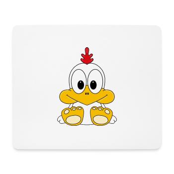HUHN - TIER - BAUERNHOF - TIERISCH - KIND - BABY - Mousepad (Querformat) - Weiß - Vorne
