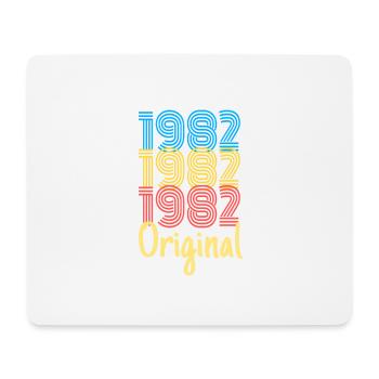 1982 Original / Birthday Gift - Mouse Pad (horizontal) - white - Front