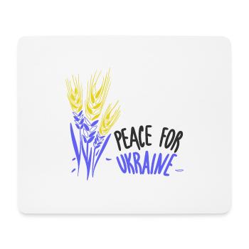 paix pour uraine - Tapis de souris (format paysage) - blanc - Devant
