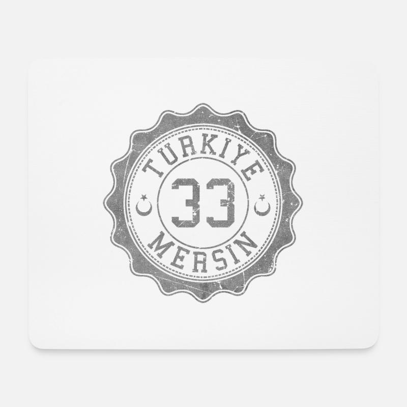 Mersin - Mousepad (Querformat) - Weiß