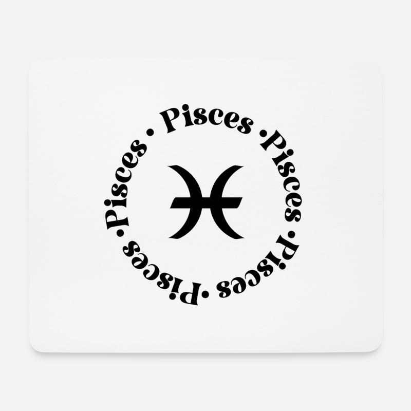 Sternzeichen | Fische - Mousepad (Querformat) - Weiß