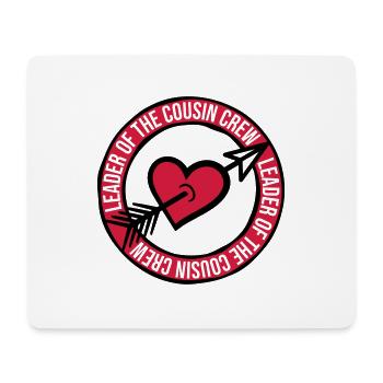 Leader Cousin Crew Team - Mousepad (Querformat) - Weiß - Vorne