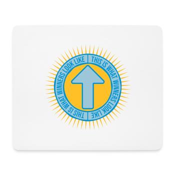 What Winners Look Like - Mousepad (Querformat) - Weiß - Vorne