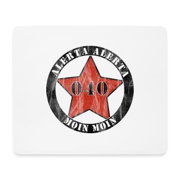 Antifaschistische Aktion Hamburg - Mousepad (Querformat) - Weiß - Vorne
