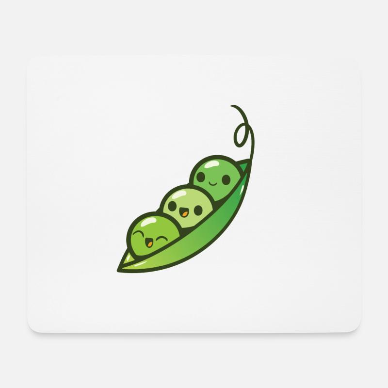 Happier than they've ever bean! - Mousepad (Querformat) - Weiß