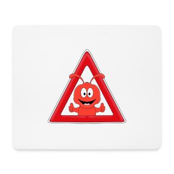 ACHTUNG AMEISE - AMEISEN - TIER - FUN - Mousepad (Querformat) - Weiß - Vorne