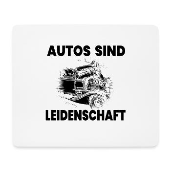 Auto - Mousepad (Querformat) - Weiß - Vorne