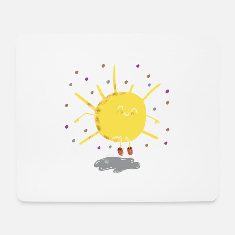 Jump into autumn - Mouse Pad (horizontal) - white