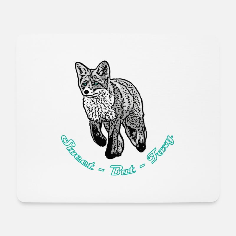 Sweet but Foxy - Mouse Pad (horizontal) - white