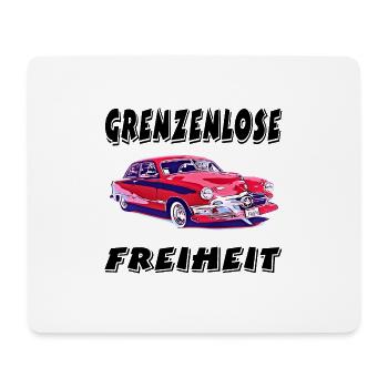 Auto - Mousepad (Querformat) - Weiß - Vorne