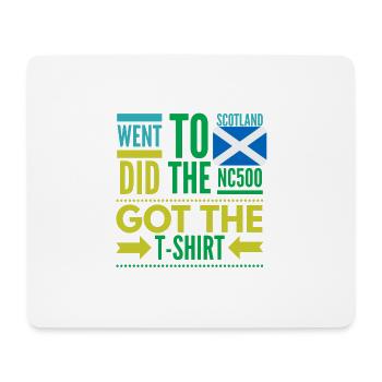nc 500 north coast scotland - Mouse Pad (horizontal) - white - Front