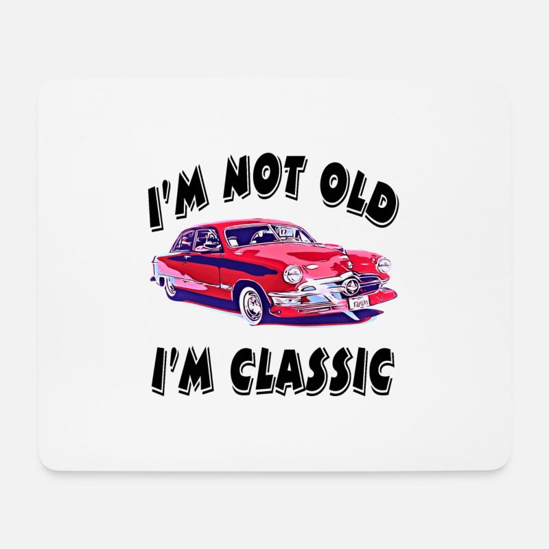 Car - Mouse Pad (horizontal) - white
