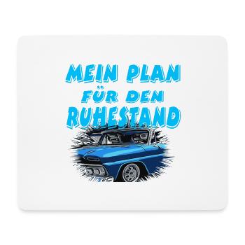 Auto - Mousepad (Querformat) - Weiß - Vorne